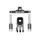 GUB 609 CNC Aluminum Bike Holder Adapter for Gopro Hero 5 4 3 Eken Camera Flashlight-Handlebar Mount