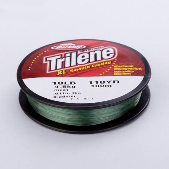 Berkley Trilene XL Series 100m Nylon Fishing Line 3.0# 4.5kg Break Strength Saltwater Fishing