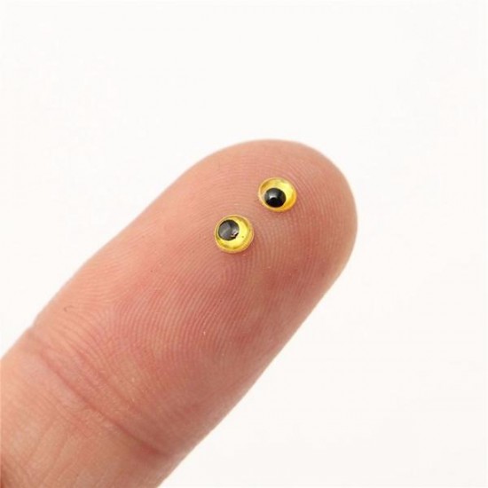 100PCS 3mm Fly Tying Lure Making 3D Self Adhesive Eyes