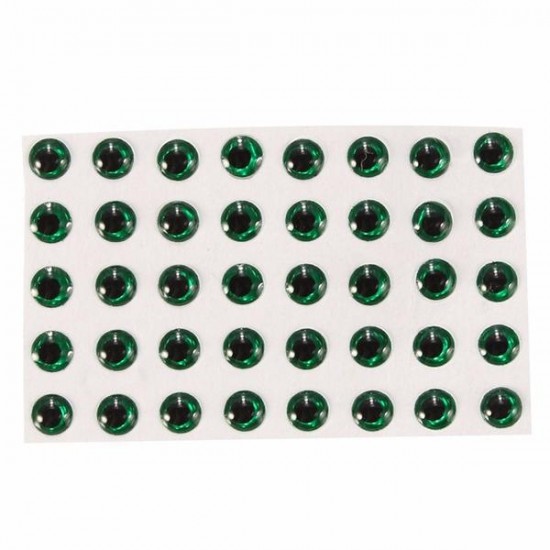 100PCS 3mm Fly Tying Lure Making 3D Self Adhesive Eyes