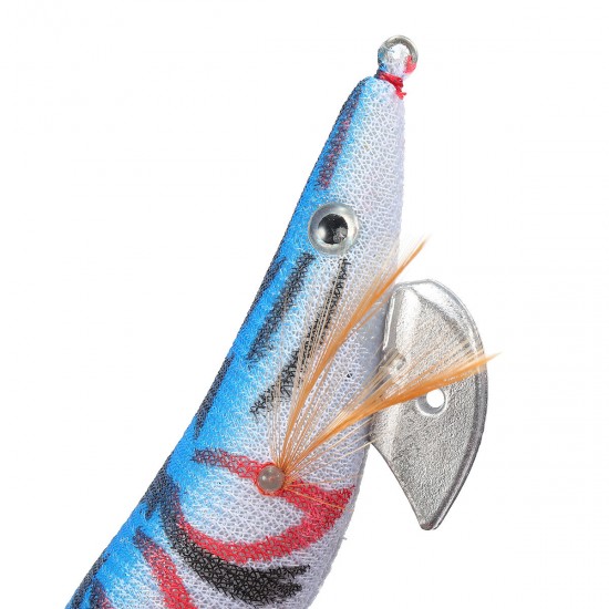 10Pcs/Set Squid Jigs Clothed Fishing Lure #3.5 Fishing Tackle Colorful Hook With Bag
