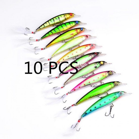 Proberos10 PCS 11.5cm Fishing Hard Lure Bait Fishing Tackles Proberos10 PCS 11.5cm Fishing Hard Lure Bait Fishing Tackles