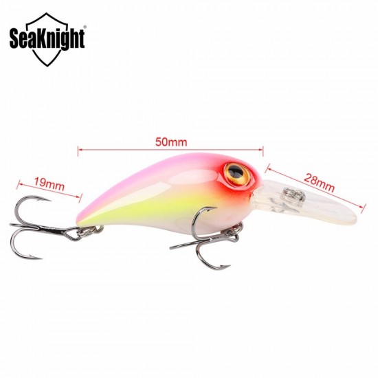 SeaKnight SK002 1PCS Crankbaits 11g 50mm Hard Fishing Lure Chubby Carp Fishing Baits Crank Wobblers SeaKnight SK002 1PCS Crankbaits 11g 50mm Hard Fishing Lure Chubby Carp Fishing Baits Crank Wobblers