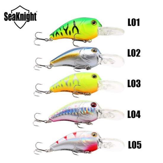 SeaKnight SK021 1PC 10g 52mm 0-1.2m Depth Fishing Lure Crank Hard Bait Lifelike Lure Tools SeaKnight SK021 1PC 10g 52mm 0-1.2m Depth Fishing Lure Crank Hard Bait Lifelike Lure Tools