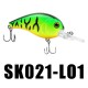 SeaKnight SK021 1PC 10g 52mm 0-1.2m Depth Fishing Lure Crank Hard Bait Lifelike Lure Tools SeaKnight SK021 1PC 10g 52mm 0-1.2m Depth Fishing Lure Crank Hard Bait Lifelike Lure Tools