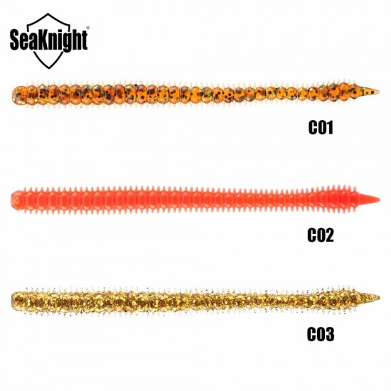 SeaKnight SL009 8pcs/bag 3.6g 130mm/5.1in Silicone Soft Fishing Lure Earthworm Centipede Worm Lure SeaKnight SL009 8pcs/bag 3.6g 130mm/5.1in Silicone Soft Fishing Lure Earthworm Centipede Worm Lure