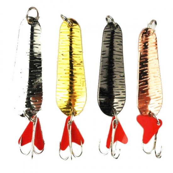 Spinners 5cm 8.3 g Assorted Fishing Lures Metal Paillette Fish Hooks Fishing Tackle