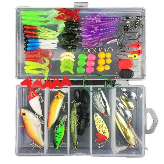 ZANLURE 88pcs Colorful Mixed Fishing Lure Sets Hard Baits/Soft Lures Fake Artificial Bait With Box ZANLURE 88pcs Colorful Mixed Fishing Lure Sets Hard Baits/Soft Lures Fake Artificial Bait With Box