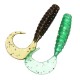 ZANLURE Silicone Fishing Worm Luminous Lures Soft Bait Bass Lures