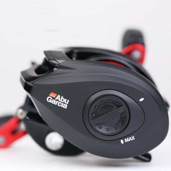 Abu Garcia BMAX3 6.4 : 1 4+1BB Bait Casting Fishing Reel 8kg/18Ib Drag Left Right Water Drop Wheel