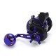 Aluminium Alloy Trolling Drum Reel 4.1:1 6+1BB Saltwater Sea Fishing Wheel Right-Handed STDL30