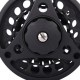 Aluminum Fly Fishing Reel Left and Right Hand 3/4wt Adjustable Drag Black