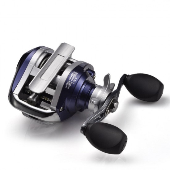 Bobing 10+1BB 6.3:1 LV100 Baitcasting Fishing Reel 4KG Drag Left/Right Hand Fishing Wheel