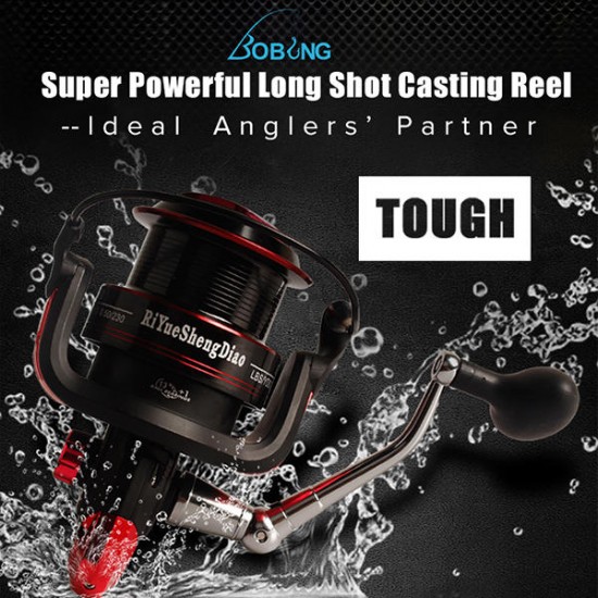 Bobing 9000-11000 Series Of Metal Fishing Spinning Reel 13+1BB  Long Shot Wheel Distant Fishing Reel