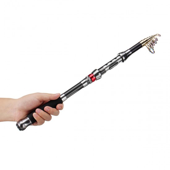 Carbon Fiber 2.1-3m Telescopic Fishing Rod Sea Fishing Pole Stick Casting Rods