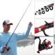 Carbon Fiber Rod Superhard Boat Ice Fly Lure Fishing Rod Reel Combo Fishing Tackle Set