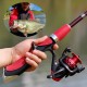 Carbon Fiber Rod Superhard Boat Ice Fly Lure Fishing Rod Reel Combo Fishing Tackle Set