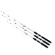 LEO Transparent Solid Fiberglass Fishing Rod 1.35M 1.5M 1.65M 2 Sections Sea Fishing Pole