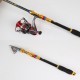 ZANLURE 1.8-3.6m Carbon Fiber Telescopic Fishing Rod Portable Superhard Spinning Rod Sea Fishing Rod