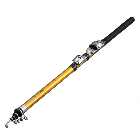 ZANLURE 1.8m 2.1m 2.4m 2.7m 3.0m Fiber Telescopic Spinning Fishing Rod Ultralight Travel Sea Fishing Pole