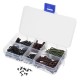 120Pcs Carp Fishing Tackle Box Lead Clips Hooks Swivels Needles Terminal Rigs Fishing Tool