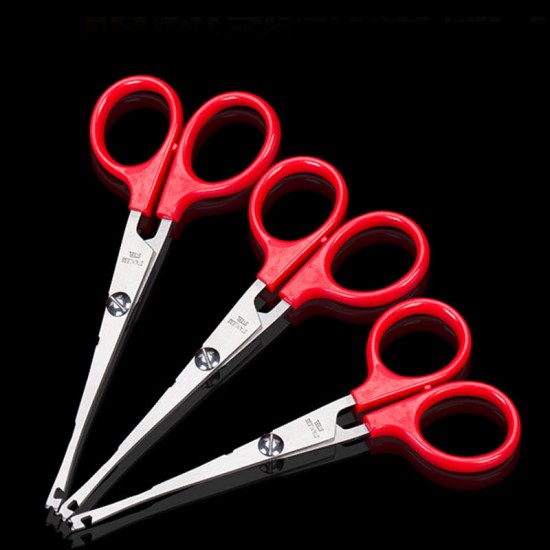 14.5cm Stainless Steel Multifunction Fishing Scissors Fishing Line Cutter Hook Remover Fishing Tool