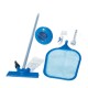 16'/488cm Aluminium Swimming Pool Fishing Pool Cleaner Kit Vacuum Maintenance Kit Fishing Tool