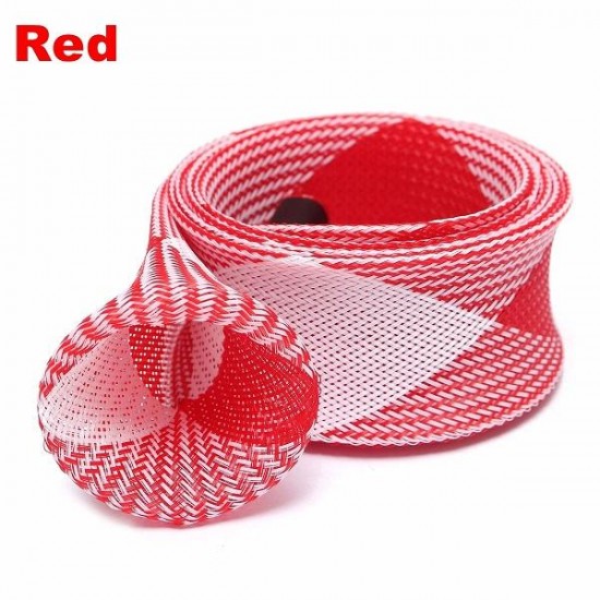1.6m DIY Stick Jacket Casting Fishing Rod Braided Sleeve Pole Glove Cover Protector 45mm
