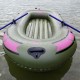 190*120cm 2-Person Green Kayak PVC Inflatable Boat Rubber Inflatable Boat Oars Air Pump Rope Set