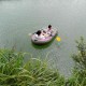 190*120cm 2-Person Green Kayak PVC Inflatable Boat Rubber Inflatable Boat Oars Air Pump Rope Set