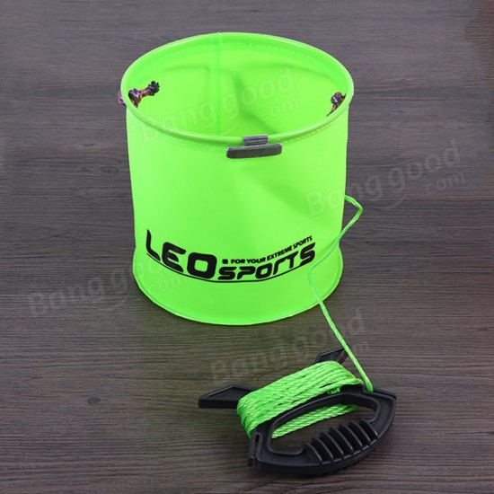 17cmX17cm EVA Folding Portable Fishing Bucket Water Pot Bucket