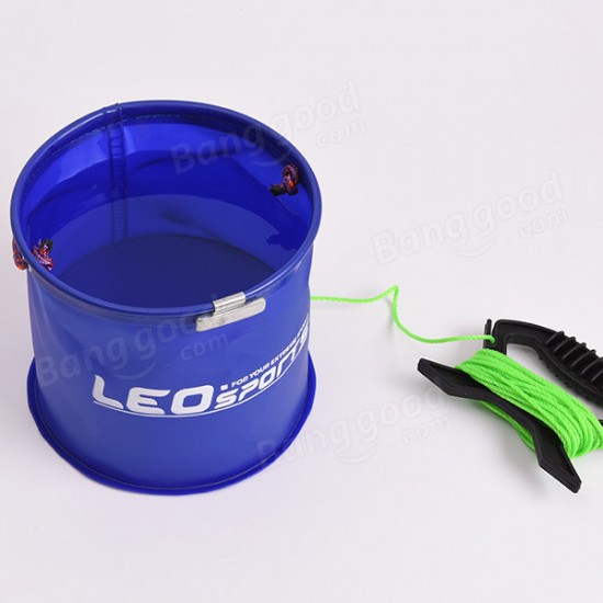 17cmX17cm EVA Folding Portable Fishing Bucket Water Pot Bucket