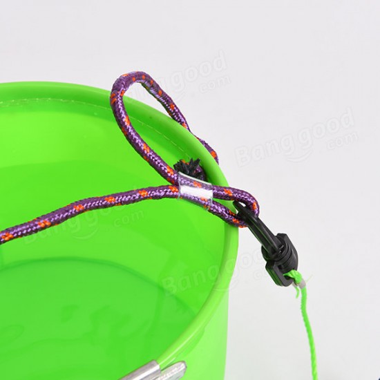 17cmX17cm EVA Folding Portable Fishing Bucket Water Pot Bucket