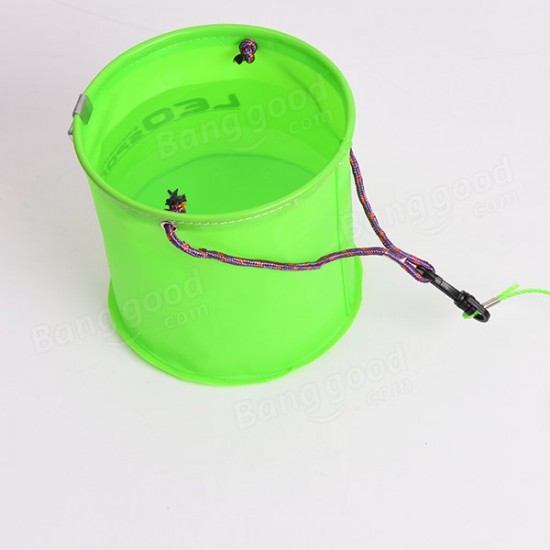 17cmX17cm EVA Folding Portable Fishing Bucket Water Pot Bucket