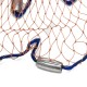 2.4m USA Style Brown Fishing Net Bait Casting Strong Nylon Line With Sinker 4FT Fishing Network