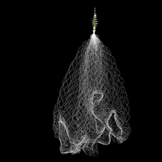 LEO OVERLOAD 25-62mm Iron And Nylon Fishing Dip Net Without Hook Safe Fishing Net Tackle