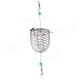 ZANLURE 10g Stainless Steel Wire Fishing Bait Lure Cage Fishing Trap Basket Feeder Holder