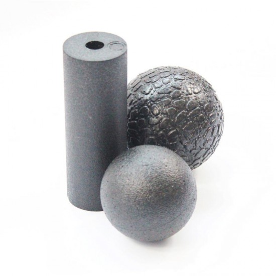 1 Set Fitness Massage Bumpy Ball Glossy Yoga Column Ball Gym Sports Roller Shoulder Back Legs Rehabilitation 1 Set Fitness Massage Bumpy Ball Glossy Yoga Column Ball Gym Sports Roller Shoulder Back Legs Rehabilitation