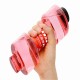 550ml Portable Dumbbell Yoga Dumbbell Water Bottle Leak-proof Cup