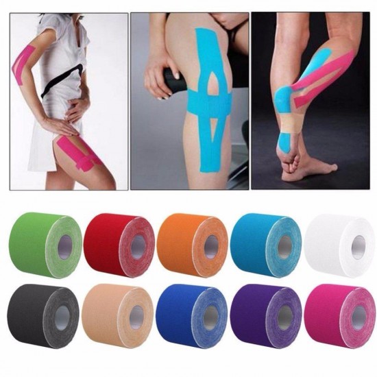 5CM X 5M Sports Fitness Kinesiology Tape Muscle Care Elastic Adhesive Bandage