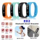 E02 Bluetooth SmartBand Smart Wristband Fitness Sports Bracelet