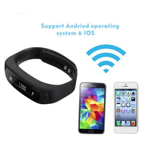 E02 Bluetooth SmartBand Smart Wristband Fitness Sports Bracelet