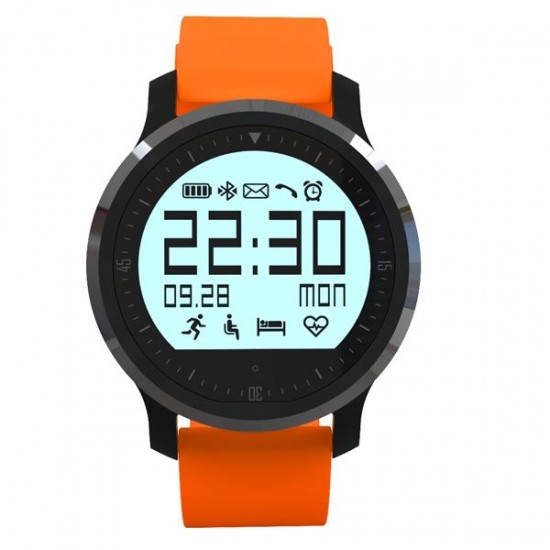 F68 Bluetooth Heart Rate Smart Watch Touch Screen Sports Wristwatch IP67 Waterproof For Android And IOS