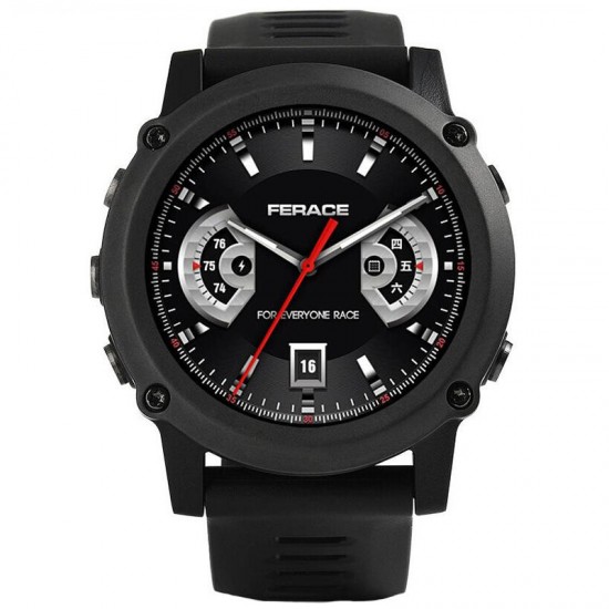 FERACE HY-WS01 512MB+4G GPS WIFI Watch Phone 1.39'' Screen IP68 Waterproof Smart Watch Sports Tracker Heart Rate Monitor Fitness Bracelet