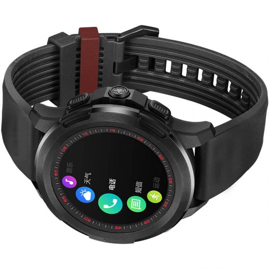 FERACE HY-WS02 4G 512MB+4G/1+8G GPS WIFI Watch Phone 1.3'' AMOLED Screen IP68 Waterproof Smart Watch Multiple Sports Modes Heart Rate Monitor Fitness Exercise Bracelet