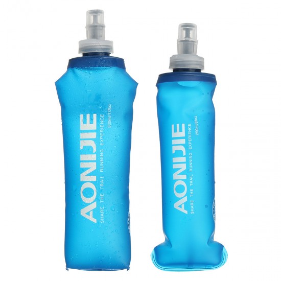 AONIJIE 250ml 500ml Foldable TPU Water Bottle Soft Drinking Kettle Outdoor Sports Running