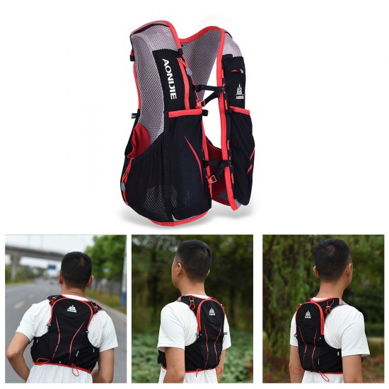 AONIJIE 5L Sports Running Vest Backpack Marathon Hydration Water Bag Pack Holder AONIJIE 5L Sports Running Vest Backpack Marathon Hydration Water Bag Pack Holder