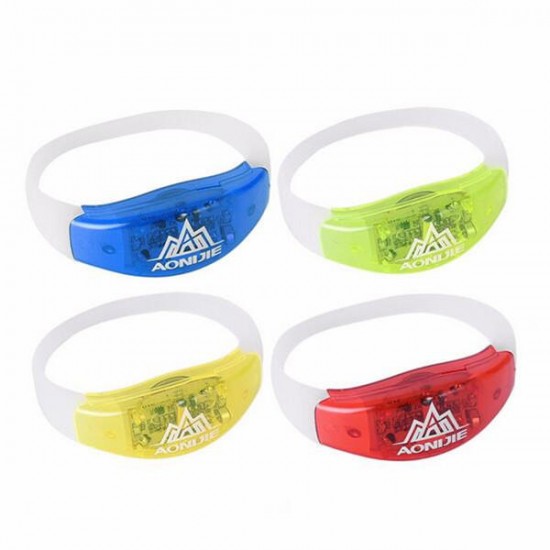 AONIJIE LED Running Bracelet Night Runner Luminous Sport Safety Warning Wristband