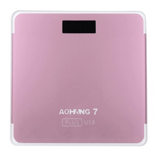 AOHANG 7 Plus USB Version 180kg LCD Electronic Digital Tempered Glass Body Weight Scale AOHANG 7 Plus USB Version 180kg LCD Electronic Digital Tempered Glass Body Weight Scale