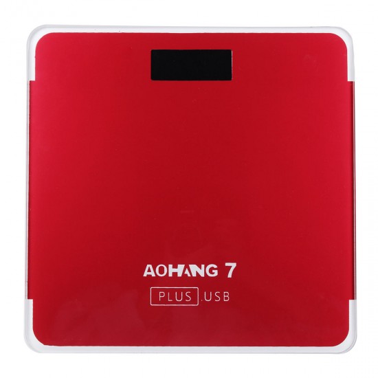 AOHANG 7 Plus USB Version 180kg LCD Electronic Digital Tempered Glass Body Weight Scale AOHANG 7 Plus USB Version 180kg LCD Electronic Digital Tempered Glass Body Weight Scale
